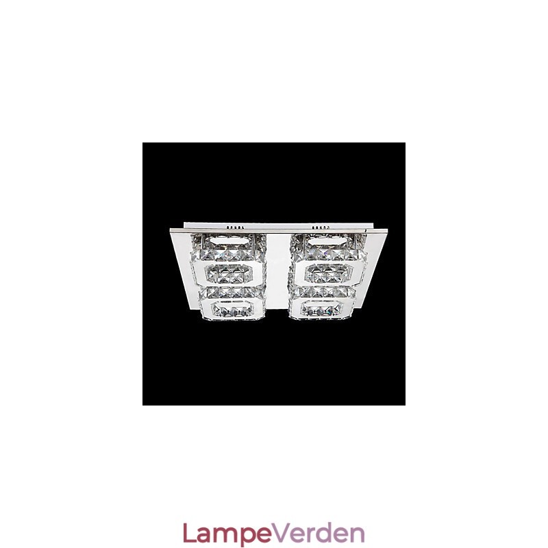 Moderne moderne elektropletteret metal Flush Mount