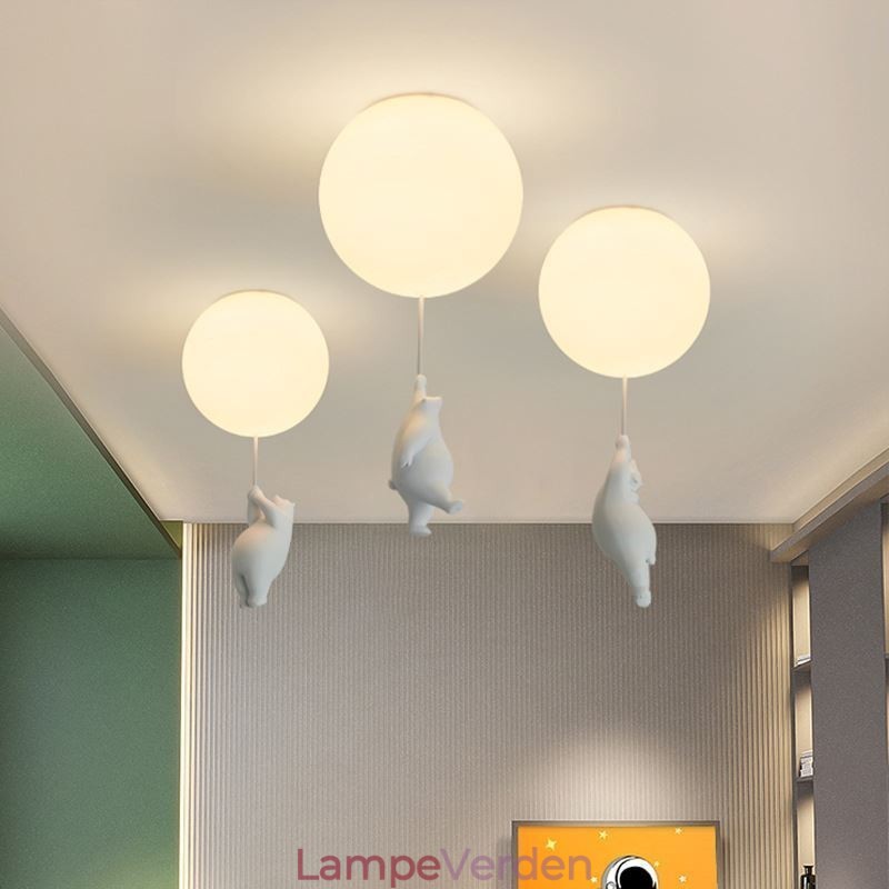 Nordic Ballon Loftslampe Akryl Pendel Børn Børn