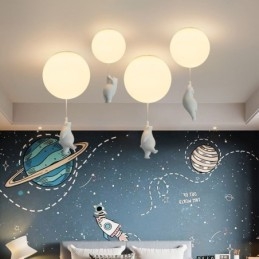 Nordic Ballon Loftslampe Akryl Pendel Børn Børn