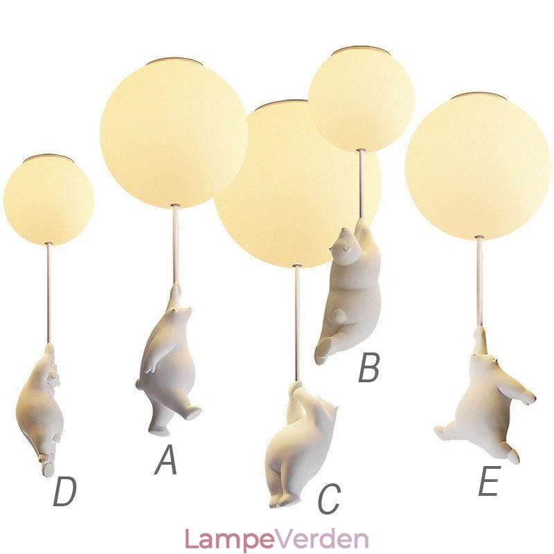 Nordic Ballon Loftslampe Akryl Pendel Børn Børn