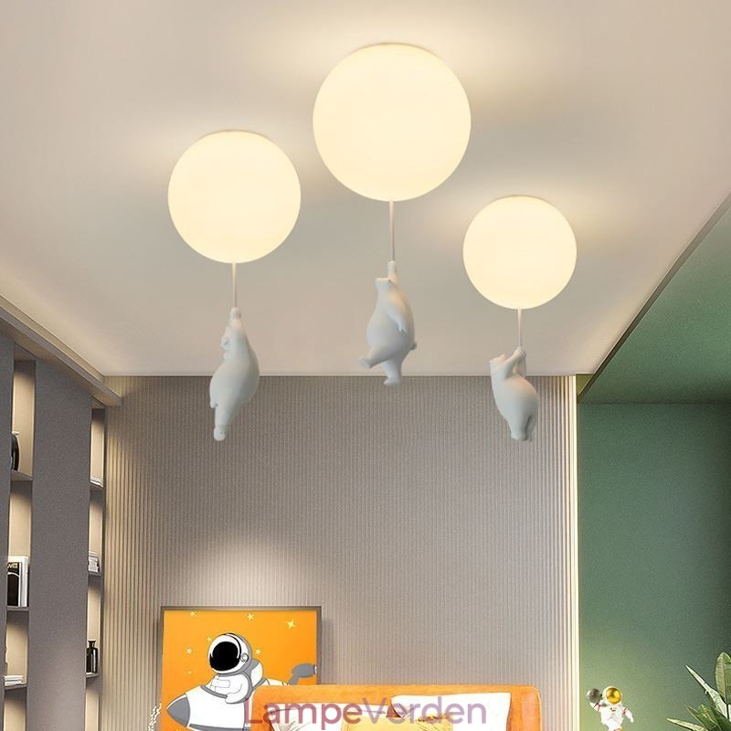 Nordic Ballon Loftslampe Akryl Pendel Børn Børn