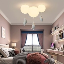 Nordic Ballon Loftslampe Akryl Pendel Børn Børn