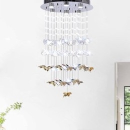 Nordic Pendel Light Creative Butterfly Glas Pendel