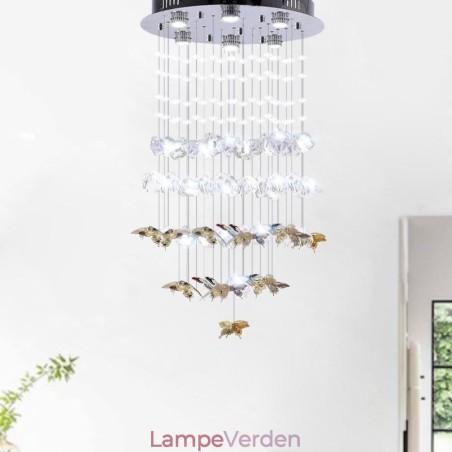 Nordic Pendel Light Creative Butterfly Glas Pendel Nordic Pendel Light Creative Butterfly Glas Pendel