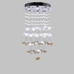 Nordic Pendel Light Creative Butterfly Glas Pendel