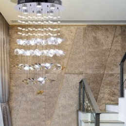 Nordic Pendel Light Creative Butterfly Glas Pendel