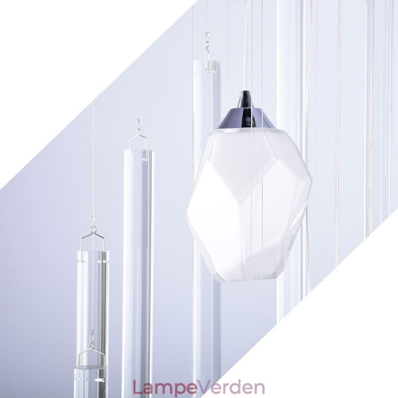 Cluster Pendel Lys Moderne Stor Pendel Krystal Lysekrone Duplex Trappe