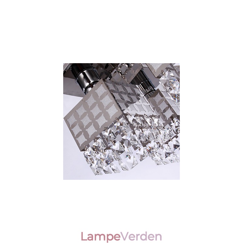 Lysekrone Moderne Krystal Rustfri Living 4 Lys