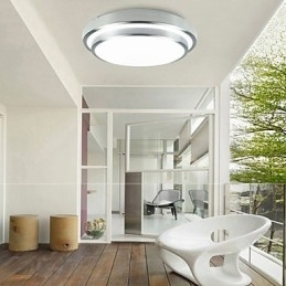 Flush Mount Lights Lys Runde Enkel Moderne Diameter 35CM