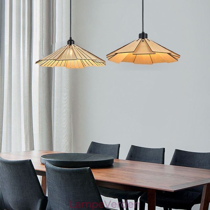 Pendel Creative Retro træloftslampe