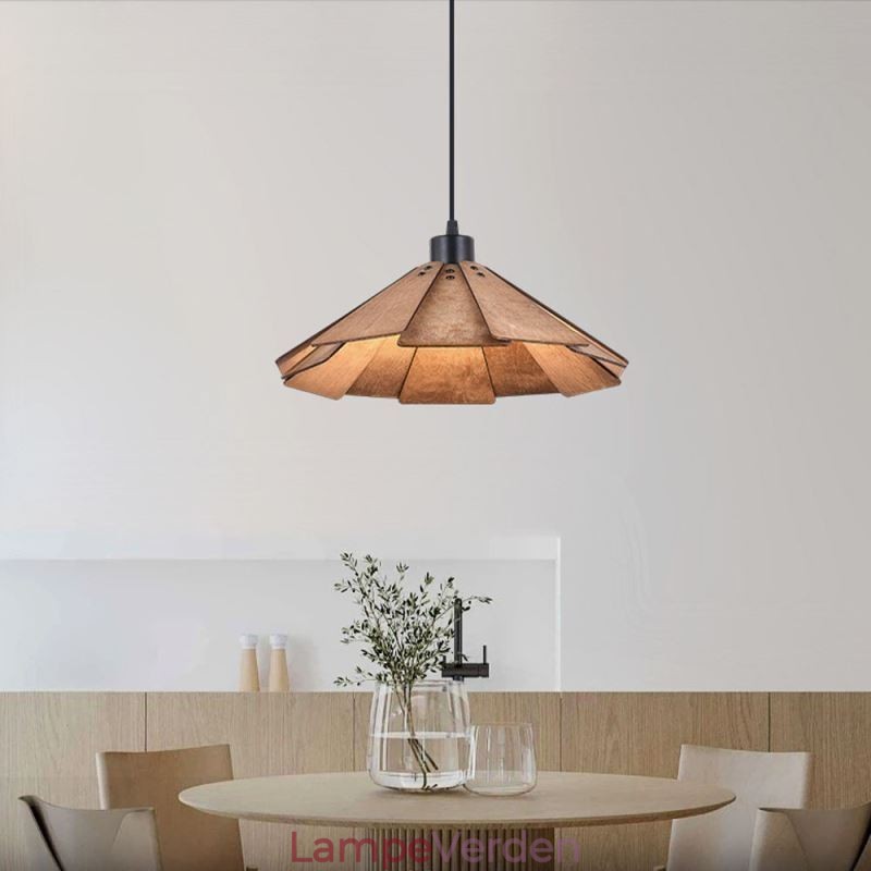 Retro Pendel Creative Træloftslampe