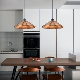 Retro Pendel Creative Træloftslampe
