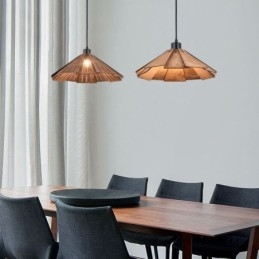 Retro Pendel Creative Træloftslampe