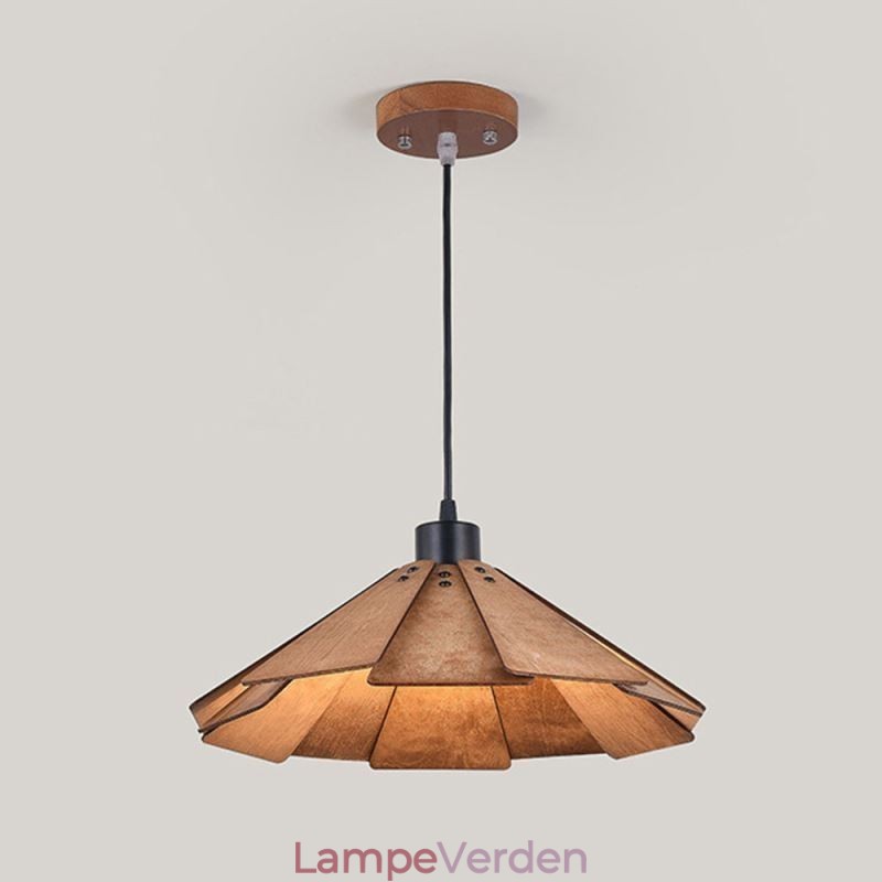 Retro Pendel Creative Træloftslampe