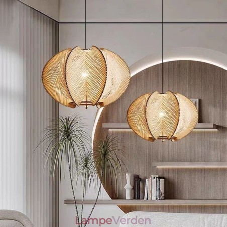 Nordic Pendel Retro Wabi Sabi Style Håndlavet massivt træ loftslampe Nordic Pendel Retro Wabi Sabi Style Håndlavet massivt træ loftslampe