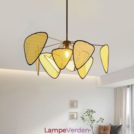 Pendel naturligt simpelt håndvævet loftslampe Pendel naturligt simpelt håndvævet loftslampe