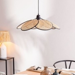 Pendel Naturlig Enkel håndvævet lampe