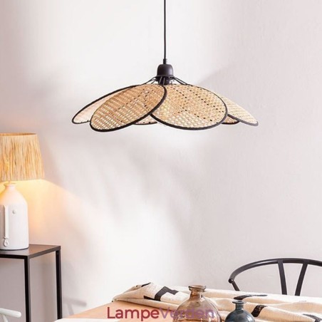 Pendel Naturlig Enkel håndvævet lampe