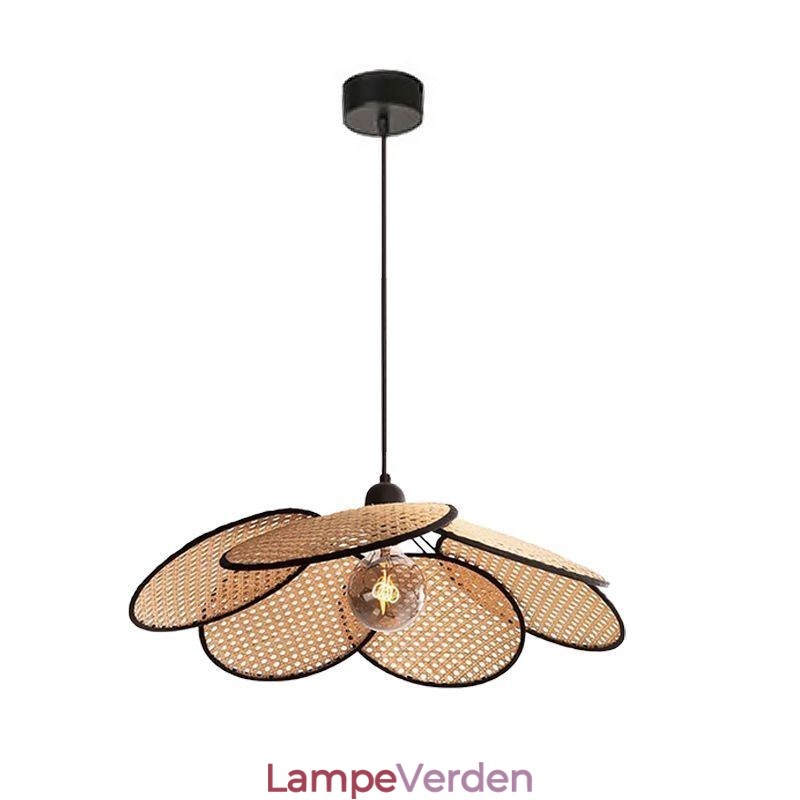 Pendel Naturlig Enkel håndvævet lampe