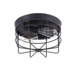 Industriel metalbur Loftslampe Rustik Flush Mount Lampearmatur