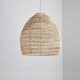 Håndvævet Pendel Light Rattan Hanging Light Farmhouse