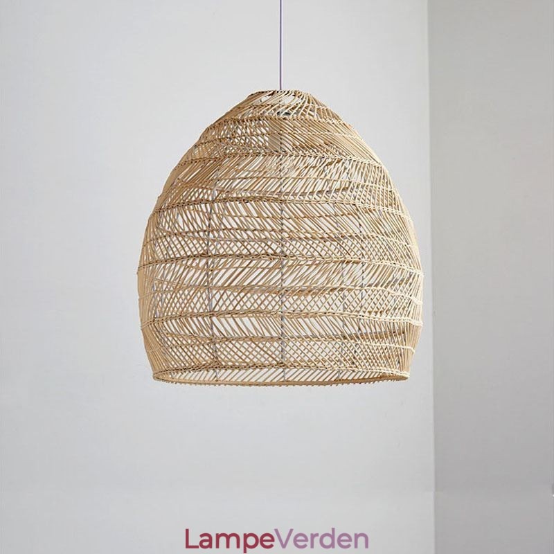 Håndvævet Pendel Light Rattan Hanging Light Farmhouse