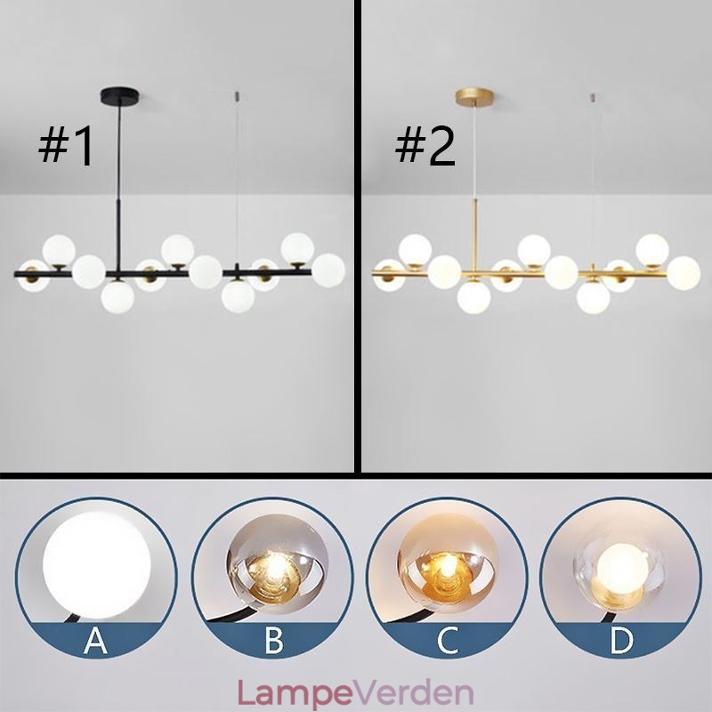 Pendel Magic Beans Molecular Glass Loftslampe