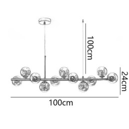 Pendel Magic Beans Molecular Glass Loftslampe