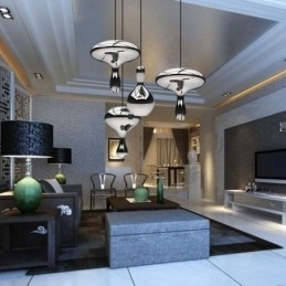 Kreativ Pendel Moderne simpelt galvaniseret glas lille loftslampe