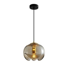 Støvdrager Glas Pendel Moderne Minimalistisk Smedejern Loftslampe