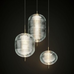 Vand Ripple Pendel Moderne Minimalistisk Smedejern Loftslampe