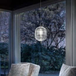 Vand Ripple Pendel Moderne Minimalistisk Smedejern Loftslampe