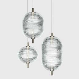 Vand Ripple Pendel Moderne Minimalistisk Smedejern Loftslampe