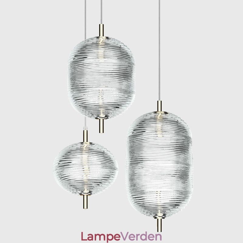 Vand Ripple Pendel Moderne Minimalistisk Smedejern Loftslampe