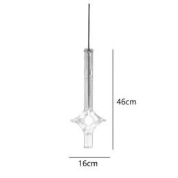 Glasrør Pendel Moderne Minimalistisk Smedejern Loftslampe
