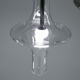Glasrør Pendel Moderne Minimalistisk Smedejern Loftslampe