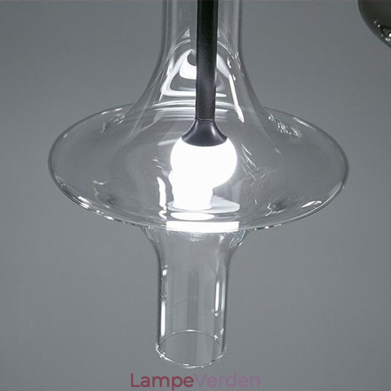 Glasrør Pendel Moderne Minimalistisk Smedejern Loftslampe