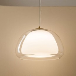 Pendel Moderne Simpel Klar Glass Pudding Loftslampe