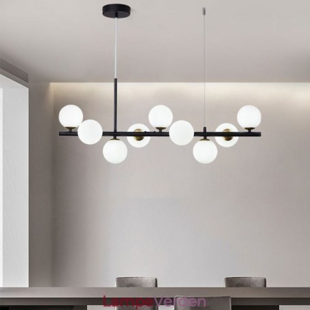 Pendel Moderne Simple Magic Beans Molecular Smedejern Glas Loftslampe Pendel Moderne Simple Magic Beans Molecular Smedejern Glas Loftslampe