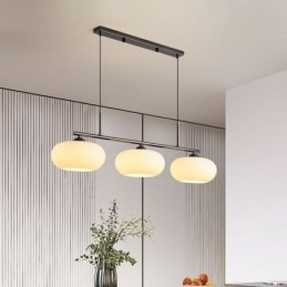 Nordic Glass Pendel Creative Smedejerns Loftslampe