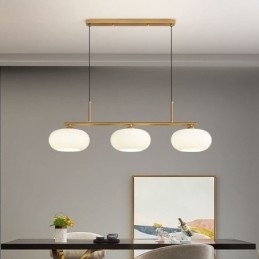 Nordic Glass Pendel Creative Smedejerns Loftslampe