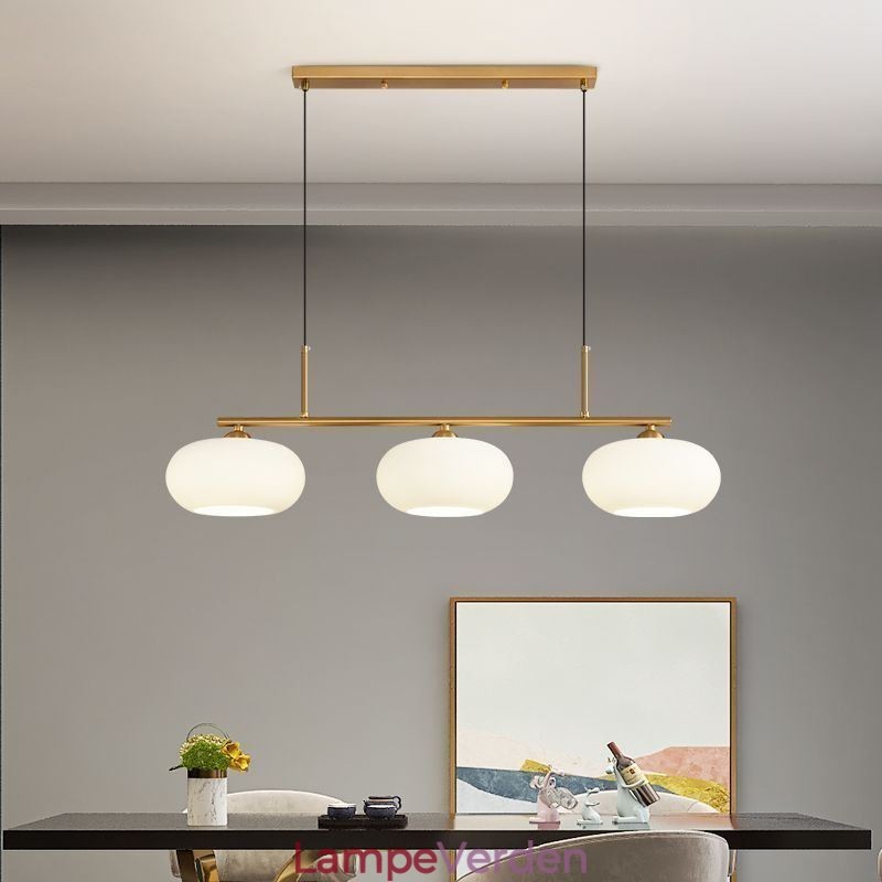 Nordic Glass Pendel Creative Smedejerns Loftslampe
