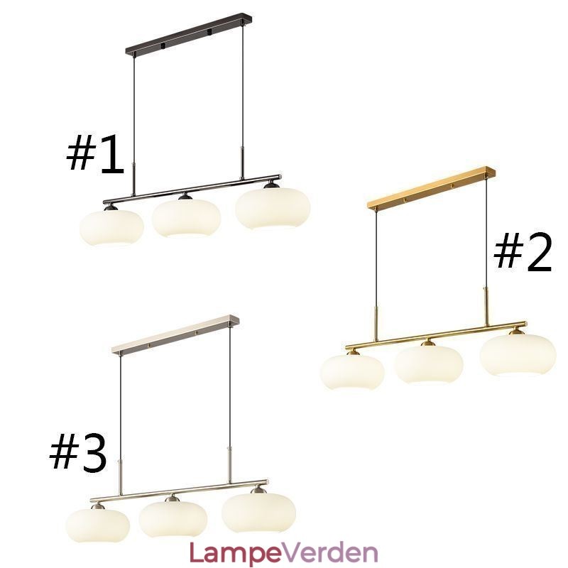 Nordic Glass Pendel Creative Smedejerns Loftslampe