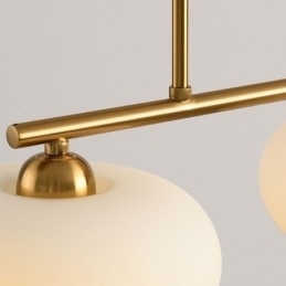 Nordic Glass Pendel Creative Smedejerns Loftslampe