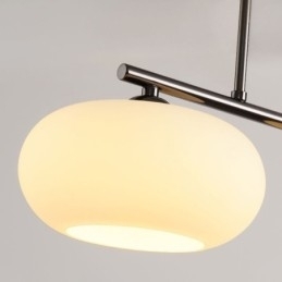 Nordic Glass Pendel Creative Smedejerns Loftslampe