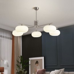 Nordic Glass Pendel Creative Smedejerns Loftslampe