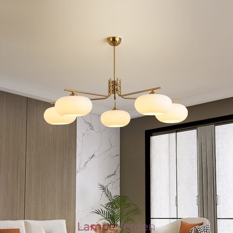 Nordic Glass Pendel Creative Smedejerns Loftslampe