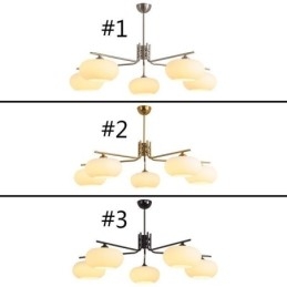 Nordic Glass Pendel Creative Smedejerns Loftslampe