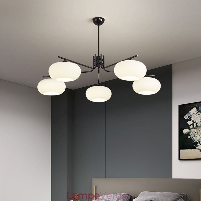Nordic Glass Pendel Creative Smedejerns Loftslampe