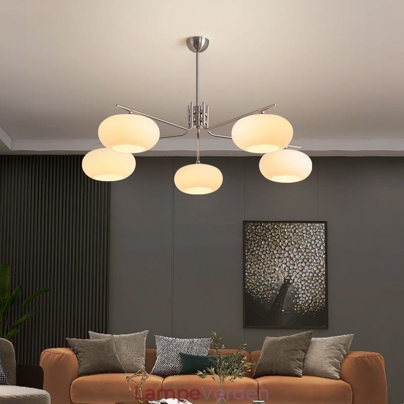 Nordic Glass Pendel Creative Smedejerns Loftslampe